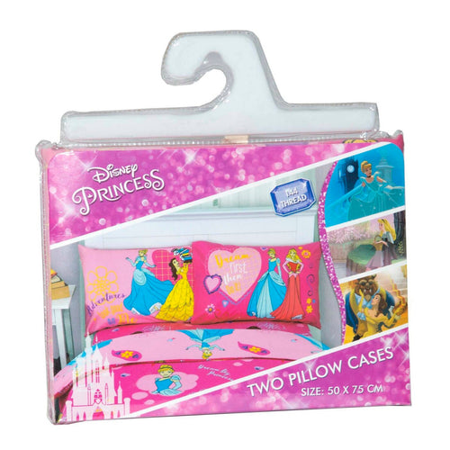 Disney Princess Pillow Case 2pcs Set 50x75cm