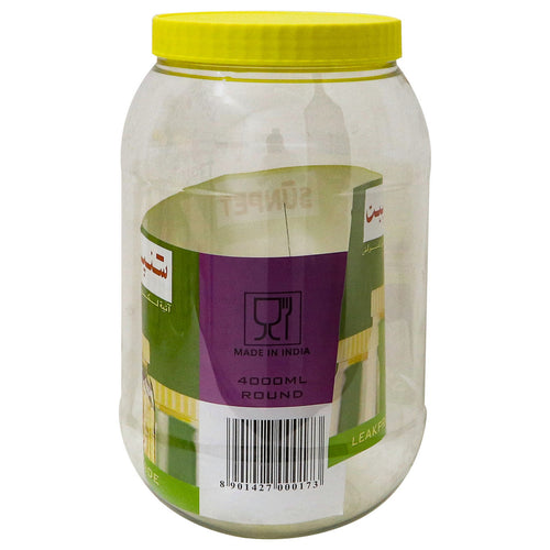 Sunpet Plastic Jar 4000ml