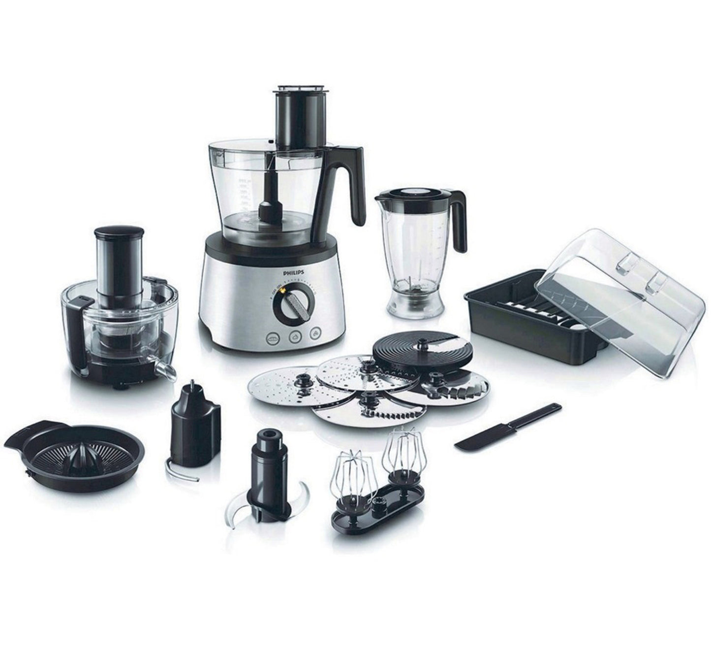 Philips 7000 Series Food Processor, 1300 W, 3.4 L Bowl, HR7778/01