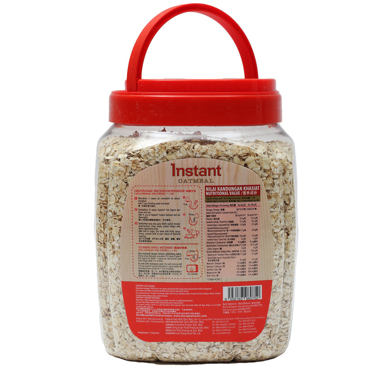 Captain Oats Instant Oatmeal 1 kg