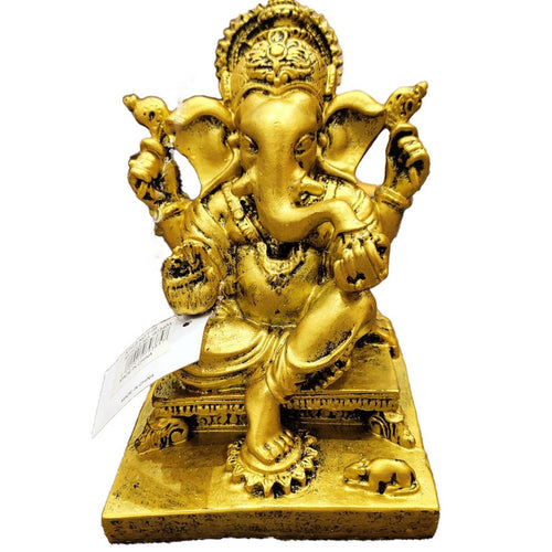 Maple Leaf Ganapathi Figurine Y-05