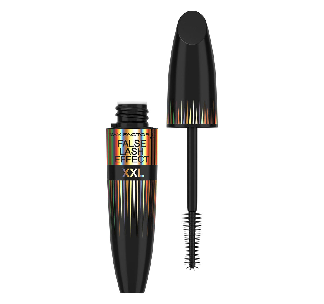 Max Factor False Lash Effect XXL Mascara, Salon Lash Extension Effect, Full Stretch Formula, Buildable Application, Special Hourglass Brush, Black