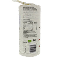 Kallo Organic Unsalted Wholegrain Low Fat Rice Cake 130 g