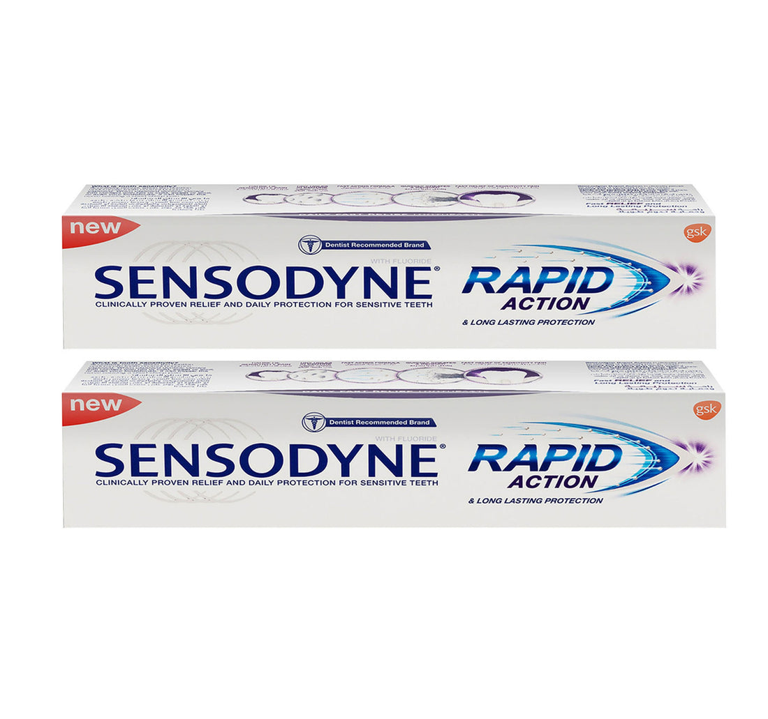 سنسوداين سريع المفعول حماية طويلة الأمد عبوة اقتصادية ٢ × ٧٥ مل