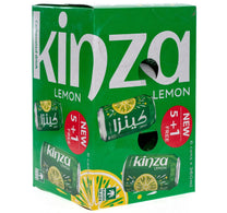 Kinza Carbonated Drink Lemon 6 x 360 ml