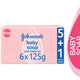 Johnson's Baby Soap With Baby Oil 6 x 125 g