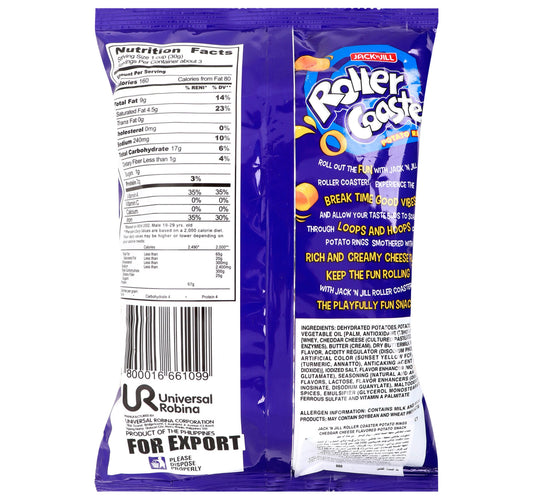 Jack 'n Jill Roller Coaster Potato Rings 85 g