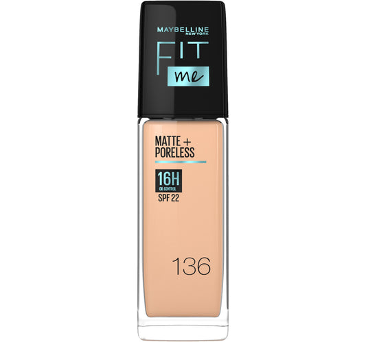 Maybelline Fit Me Matte + Poreless Foundation 136 1 pc