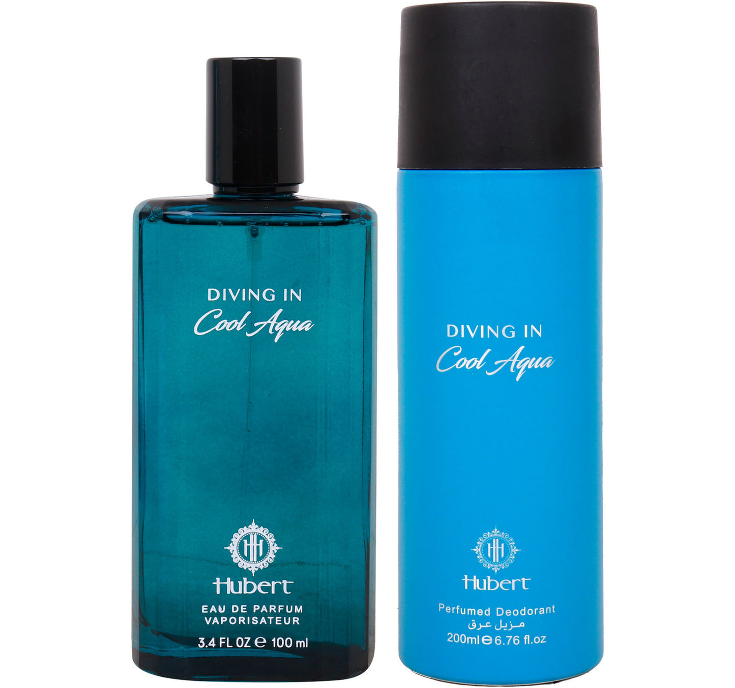 Hubert EDP Diving In Cool Aqua 100 ml + Perfumed Deodorant 200 ml