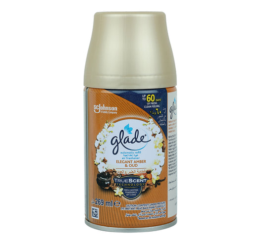 Glade Automatic Refill Air Freshener Elegant Amber And oud 269 ml