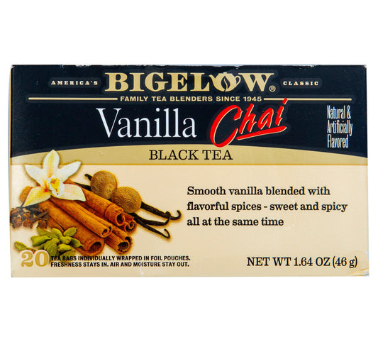 Bigelow Vanilla Tea Chai 20pcs