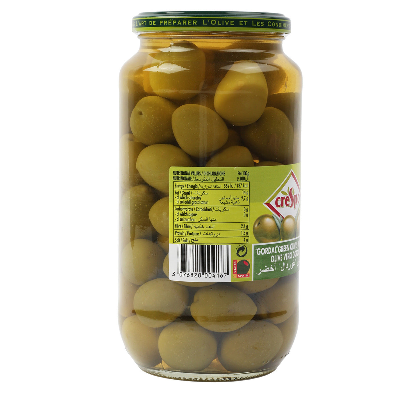 Crespo Jumbo Olives 550 g