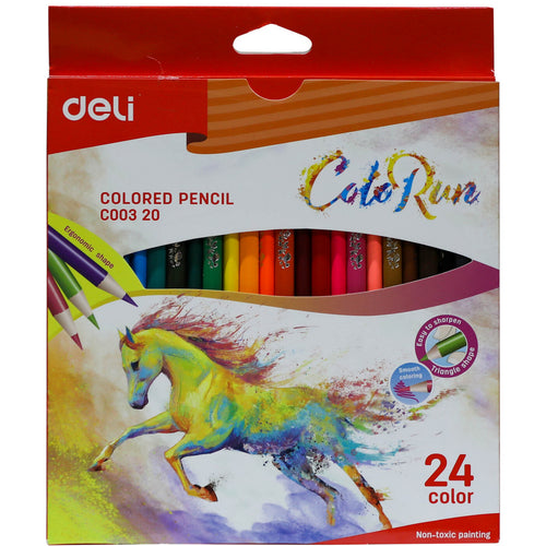 Deli Colored Pencil C00320 24Pcs