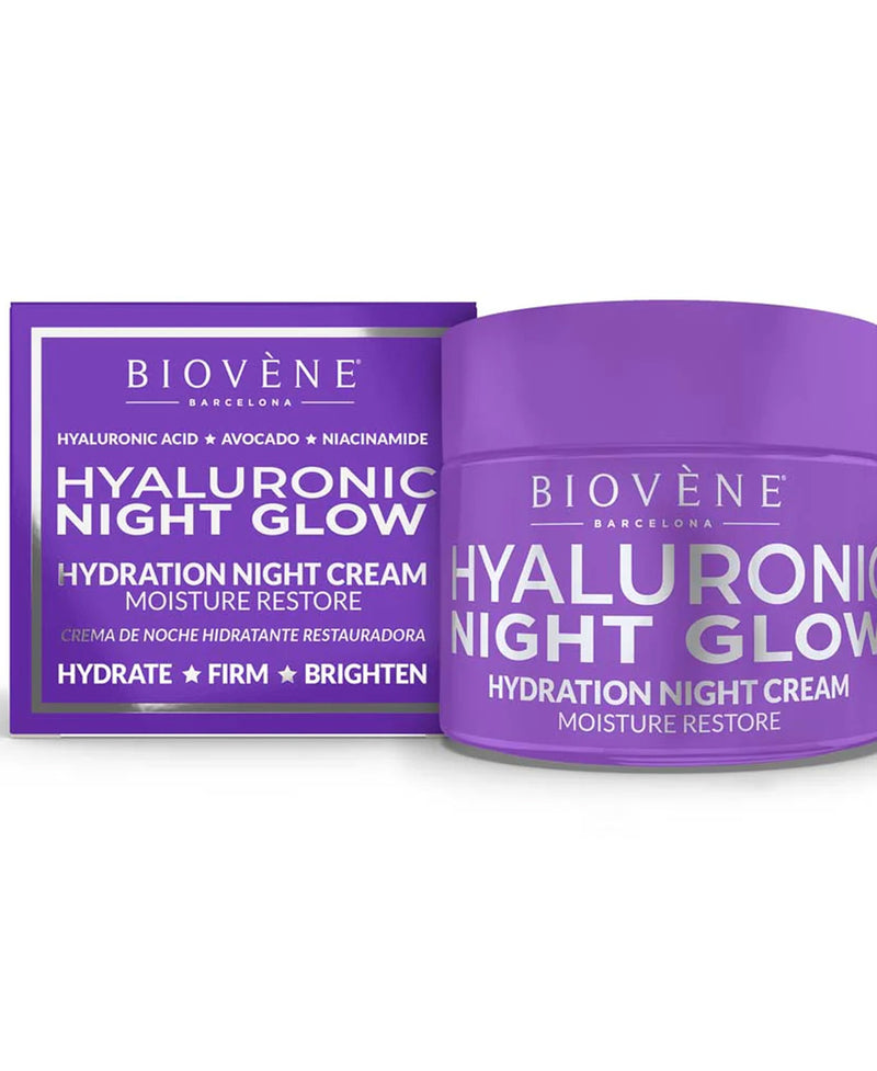 كريم الليل Biovene Hyaluronic Night Glow Restore Hydration Night Cream 50 ml