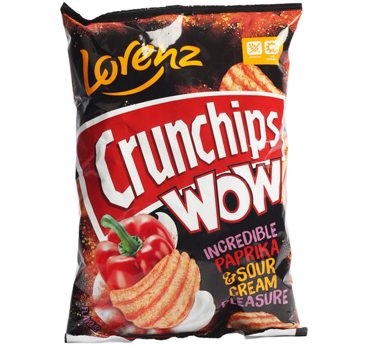 Lorenz Paprika & Sour Cream Wow Crunchips 80 g