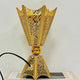 Maple Leaf Metal Incense Burner Electric 13x27cm Gold
