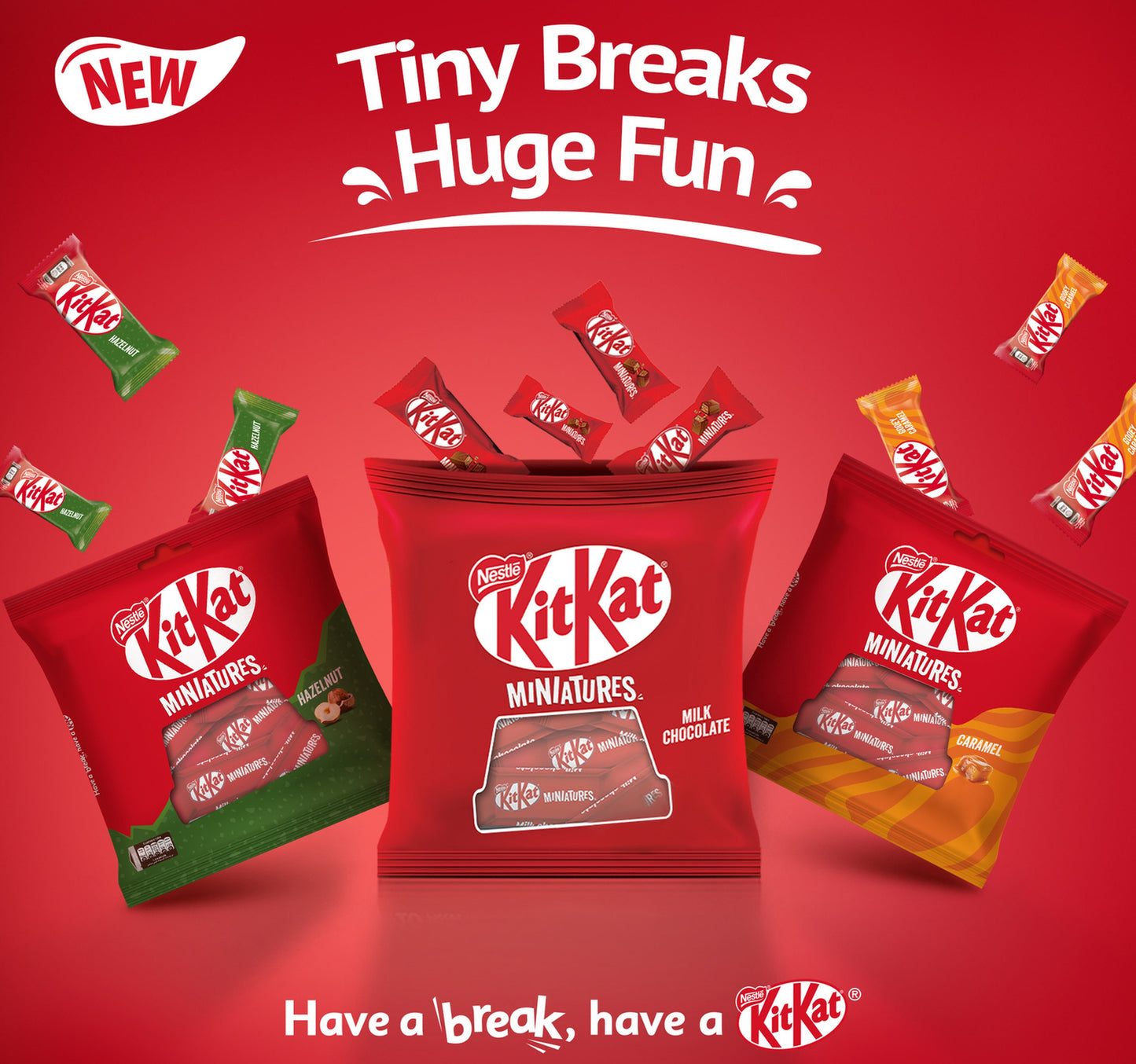 Nestle KitKat Miniatures Caramel 10pcs 110 g