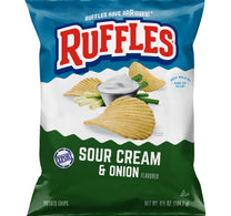 Fritolay Ruffles Sour & Cream Onion Potato Chips 184.2 g