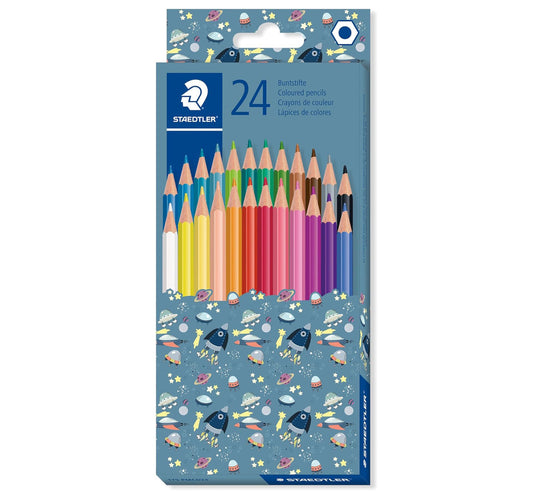 Staedtler Pattern Mix Coloured Pencil, 24 pcs, Assorted, ST-175-PMCD24