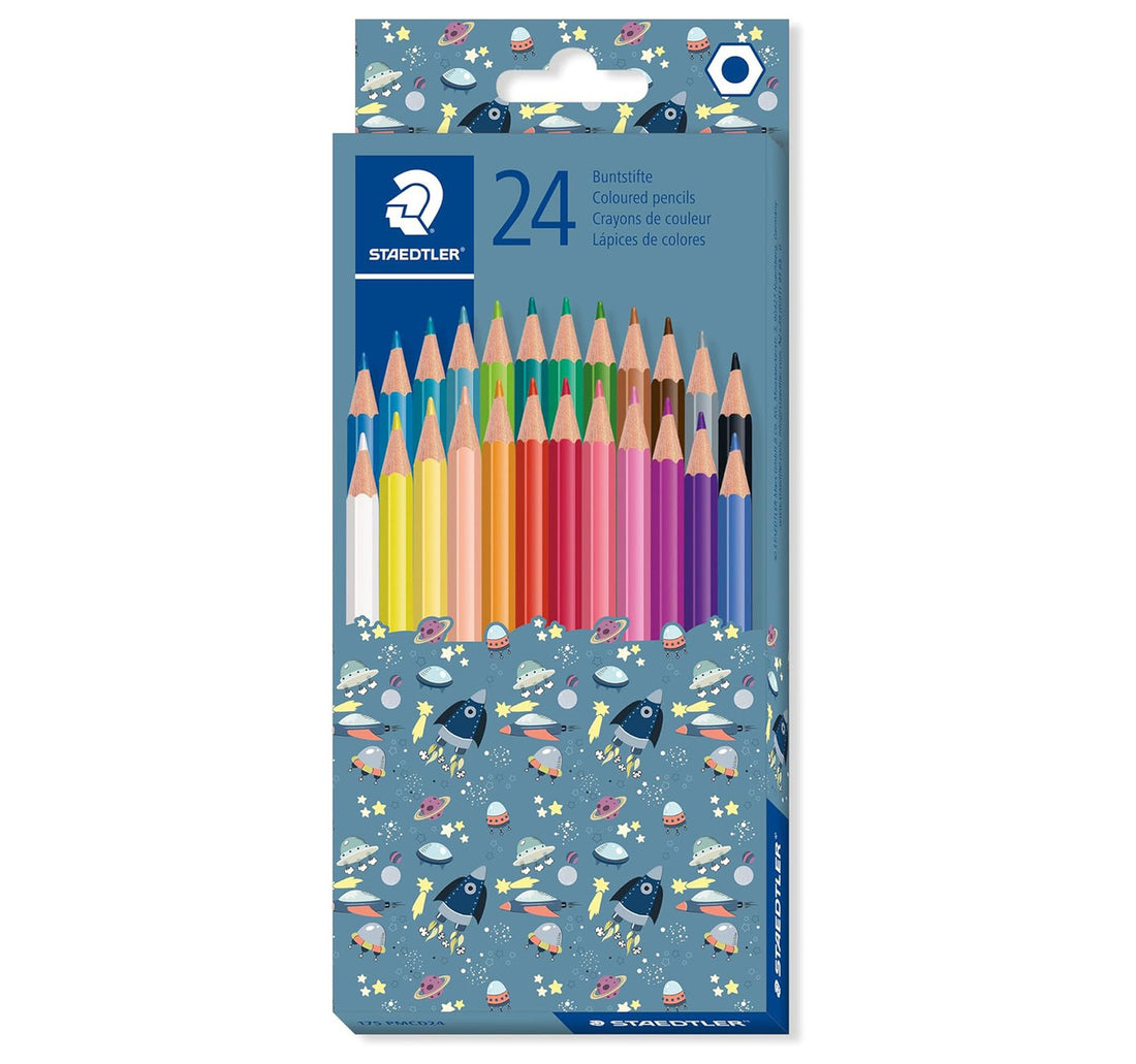 Staedtler Pattern Mix Coloured Pencil, 24 pcs, Assorted, ST-175-PMCD24