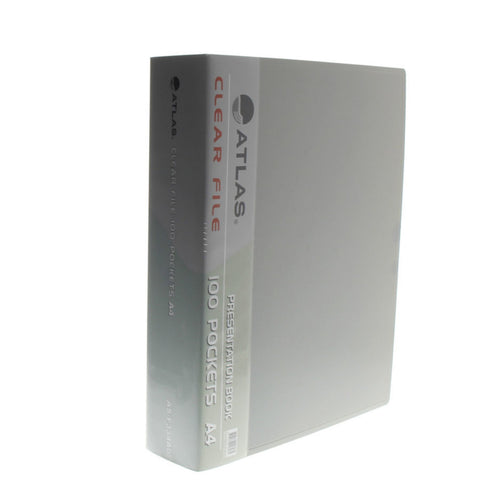 Atlas Clear File A4 100Pocket