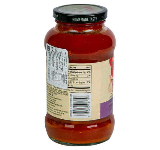 Ragu Kettle Cooked Roasted Garlic Sauce No Sugar Added 680 g