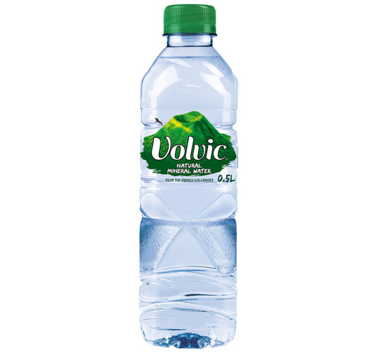 Volvic Natural Mineral Water 6 x 500 ml