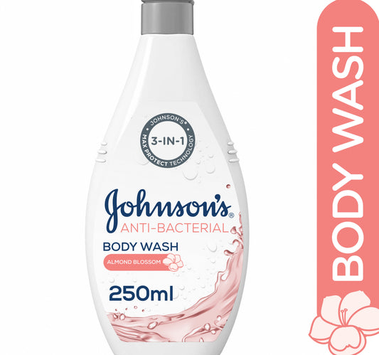 Johnson's Anti-Bacterial Body Wash Almond Blossom 250 ml