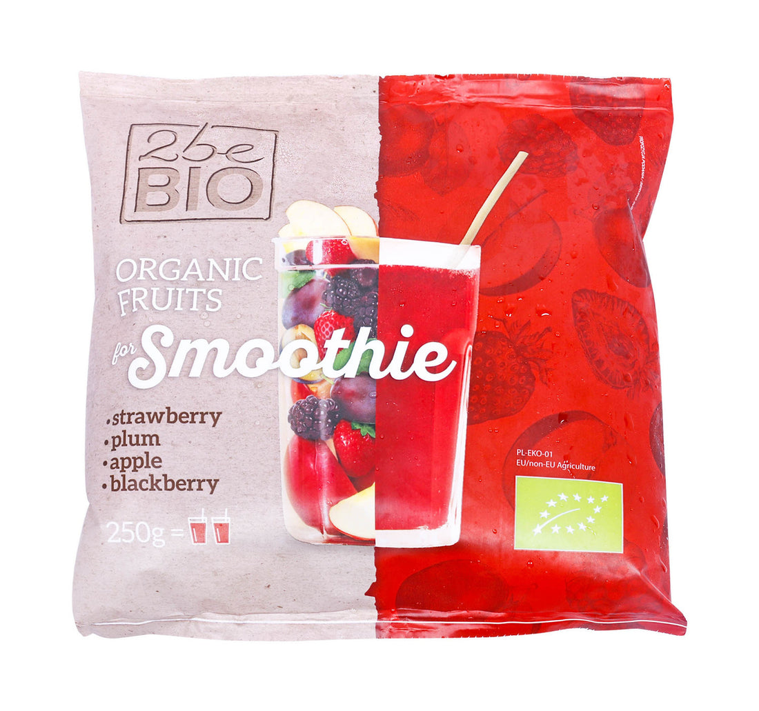 2be Bio Frozen Organic Fruits for Smoothies 250 g