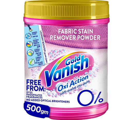 Vanish Gold Vanish Oxi Action Stain Remover Powder Coloured & White Clothes 500 g