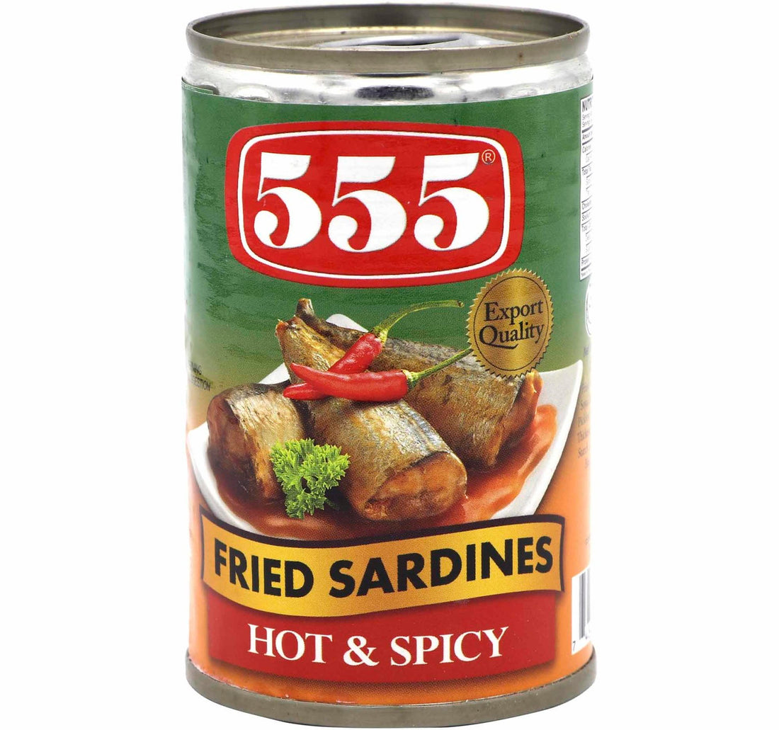 555 Hot & Spicy Fried Sardines 155 g