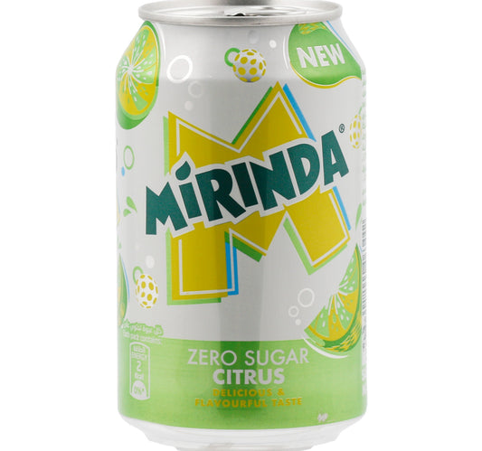 Mirinda Zero Sugar Citrus Can 330 ml