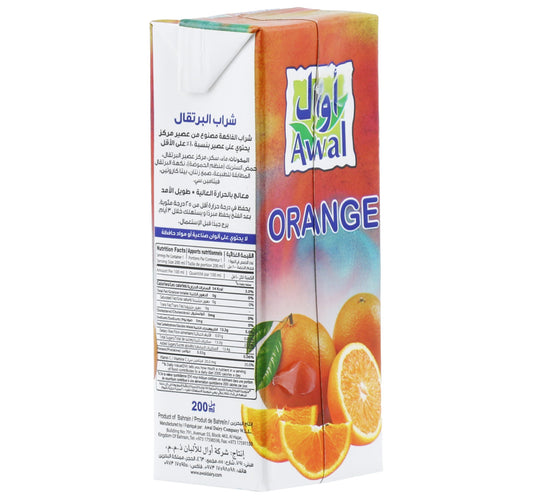 Awal Orange Fruit Drink 200 ml