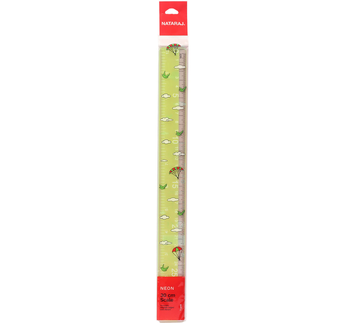 Nataraj Fluorescent Ruler 30cm