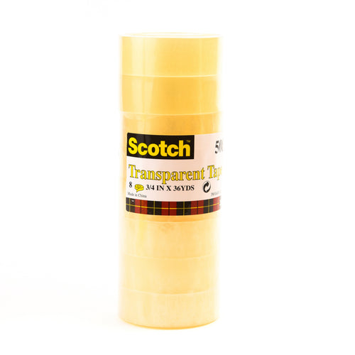 3M Transparent Tape 3/4inchx36yard