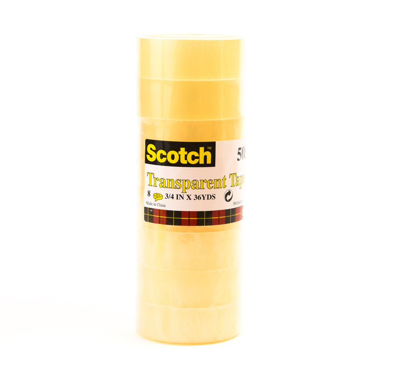 3M Transparent Tape 3/4inchx36yard