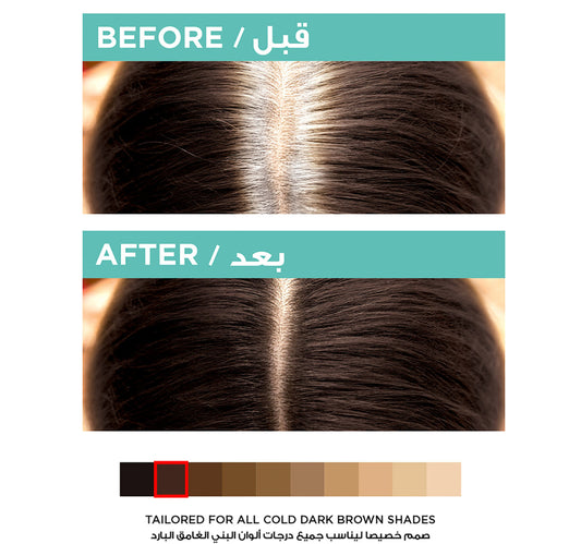 L'Oreal Paris Magic Touch Cold Dark Brown Instant Root Concealer Spray 75 ml