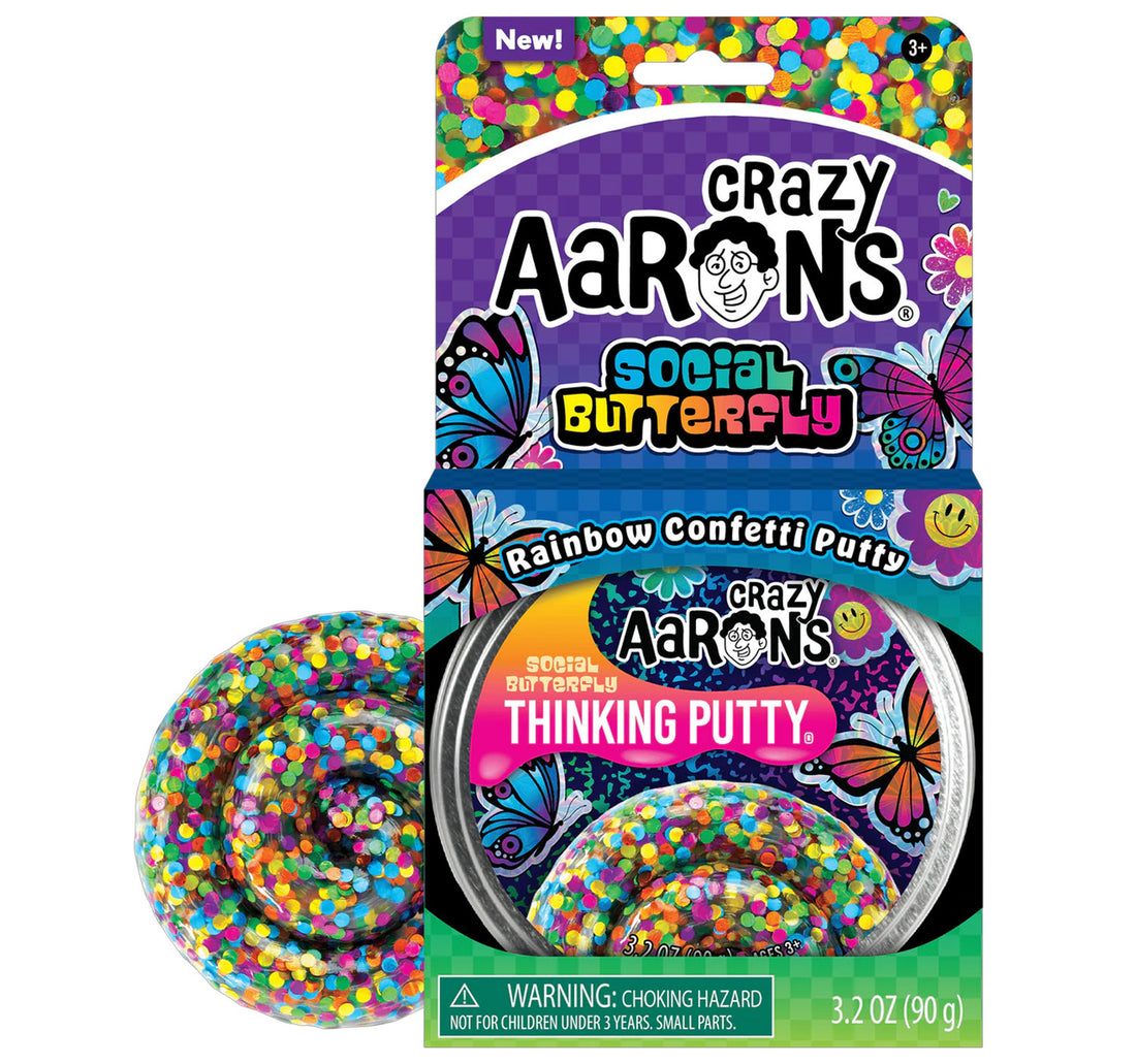 Crazy Aarons Social Butterfly Thinking Putty, TF020-EU