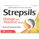 ستربسلز لتخفيف التهاب الحلق بالبرتقال ٢٤ قطعة