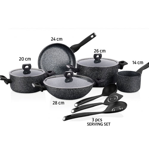 korkmaz Nora Plus Cookware Set, 11 pcs, A2681