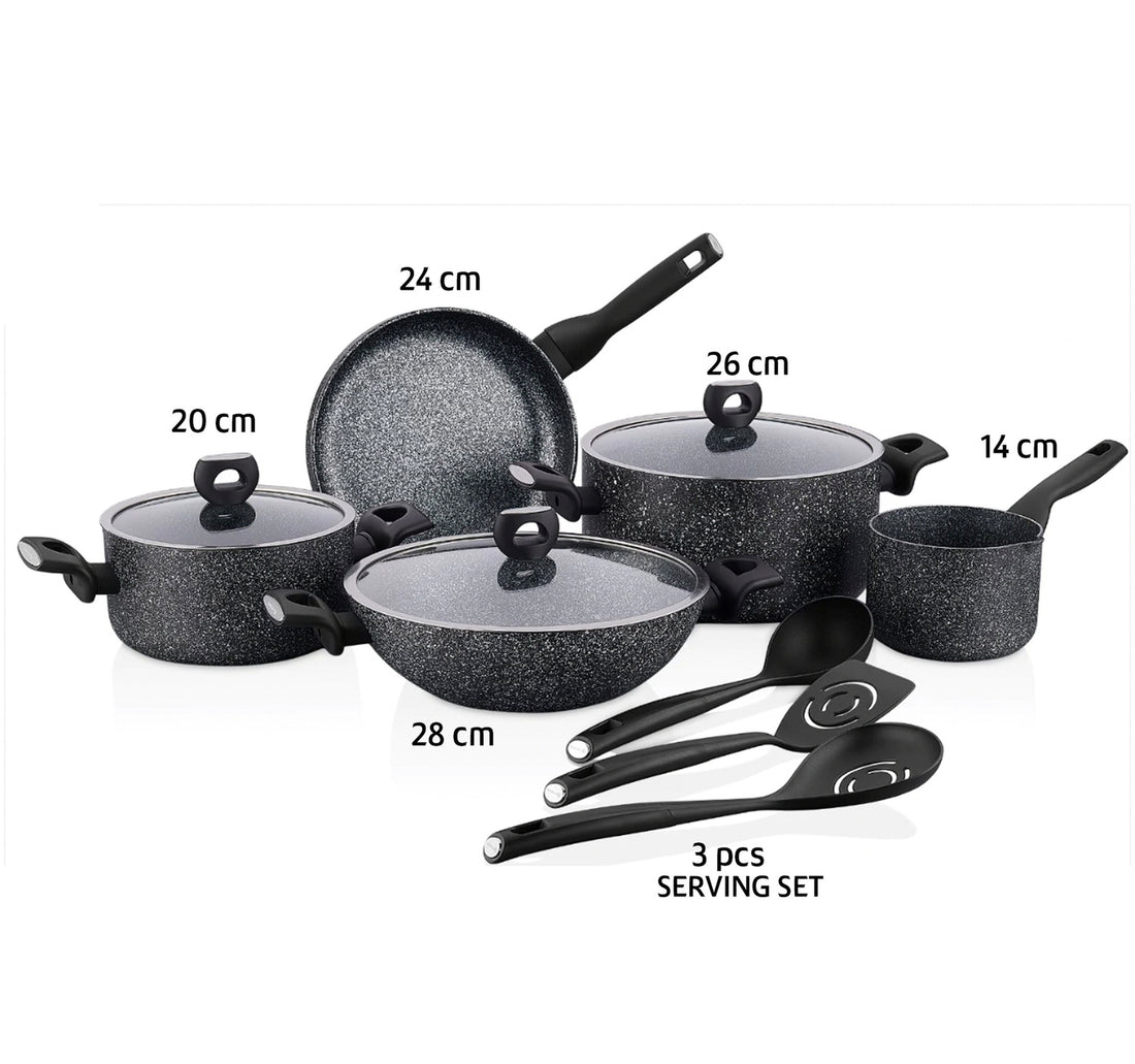 korkmaz Nora Plus Cookware Set, 11 pcs, A2681