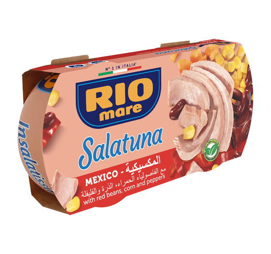 Rio Mare Salatuna Mexico with Red Beans, Corn and Peppers 2 x 160 g