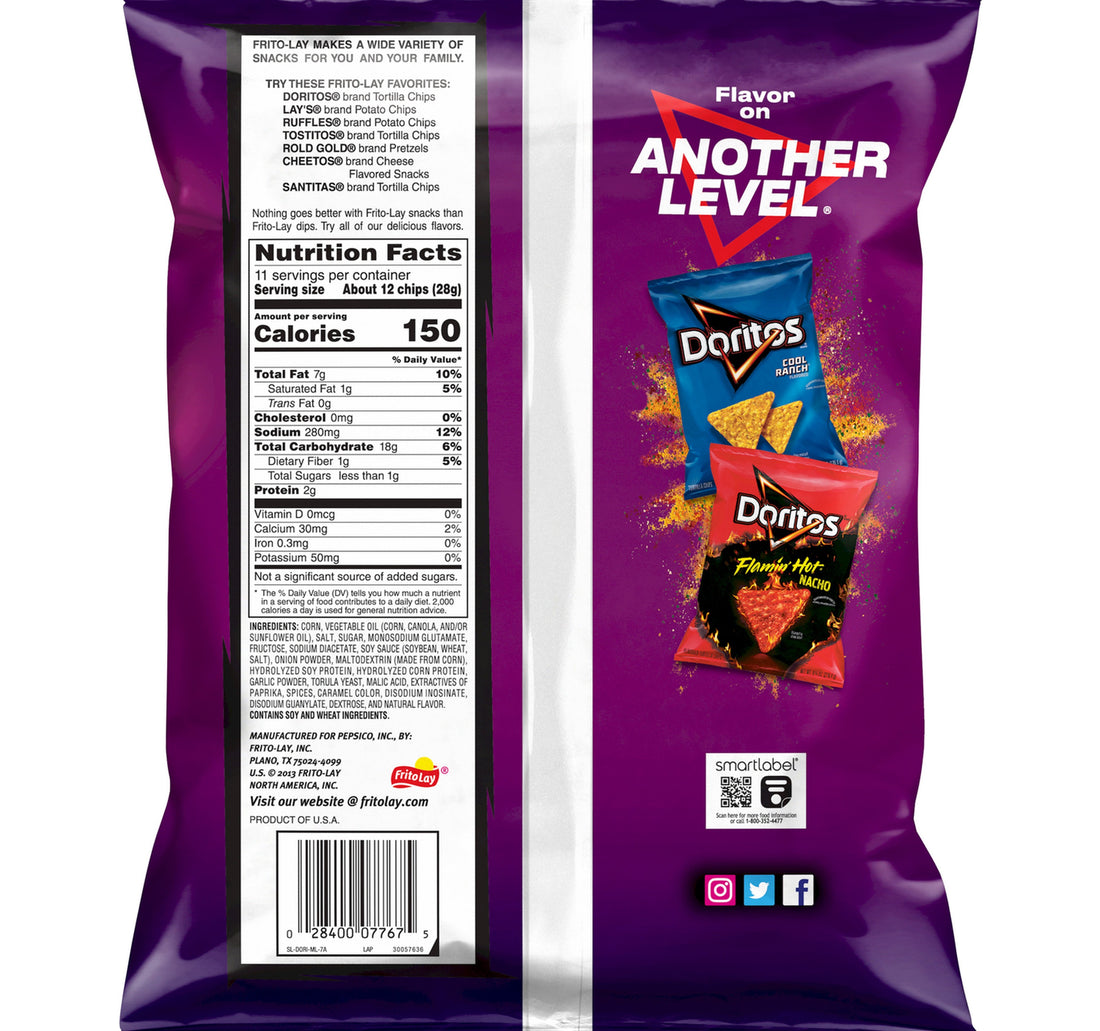 Doritos Spicy Sweet Chilli Tortilla Chips 311.8 g
