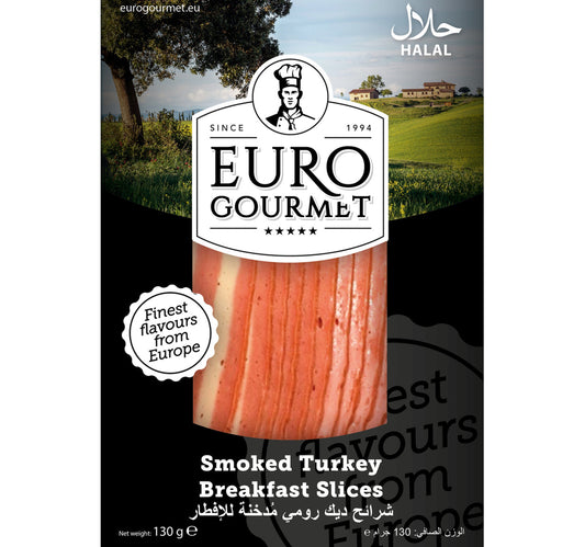 Euro Gourmet Smoked Turkey Breakfast Slices 130 g
