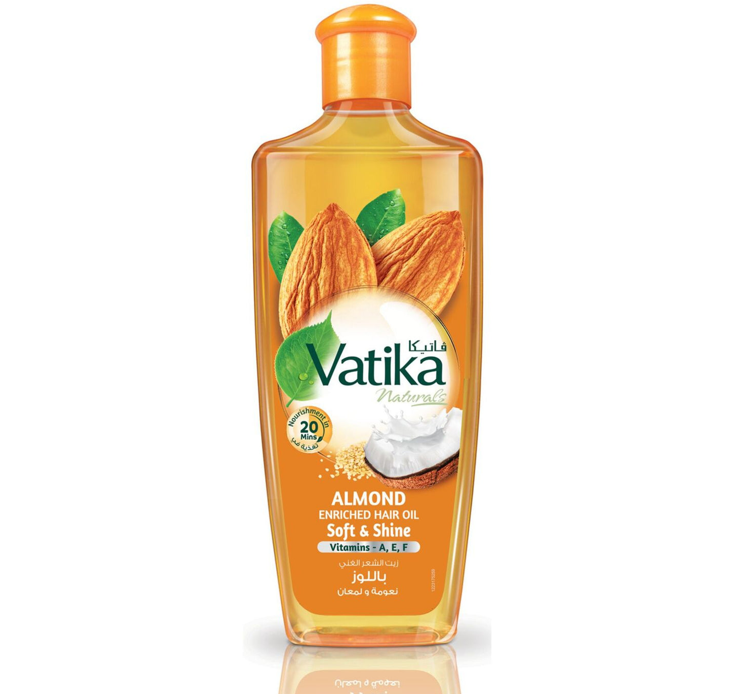 Vatika Naturals Almond Coconut & Sesame Enriched Hair Oil Soft & Shine 300 ml