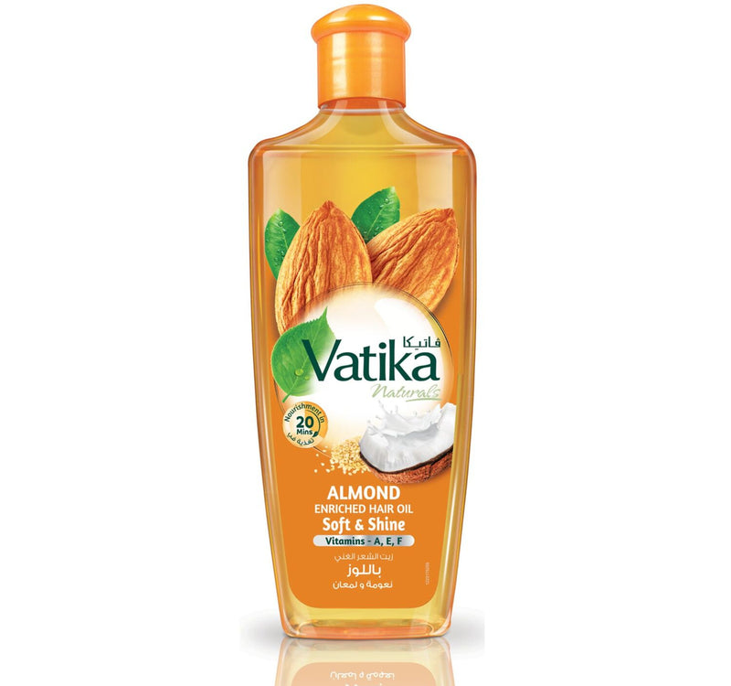 Vatika Naturals Almond Coconut & Sesame Enriched Hair Oil Soft & Shine 300 ml