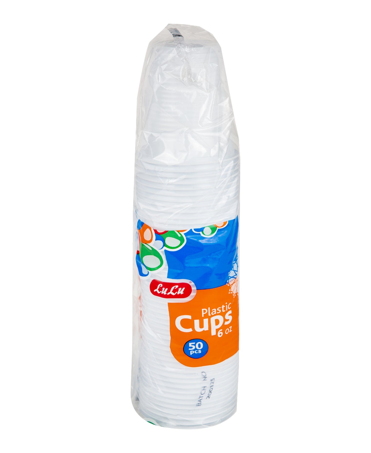 LuLu Plastic Cups 6oz 50 pcs