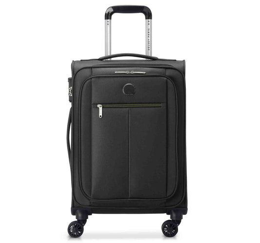 Delsey Pin Up 6 Soft Trolley, 4 Double Wheels, 55 cm, Black, 3430801