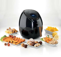 Kenwood Air Fryer 5.5 Litre, only 1 oil spoon, HFP50, Touch Screen Display, Black/ Rose Gold, 1 Years Warranty