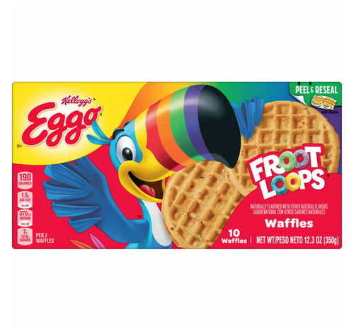 Kellogg's Eggo Froot Loops Waffles 10 pcs 350 g